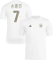 adidas Men's adidas Son Heung-Min White LAFC Alternate Pre-Game T-Shirt