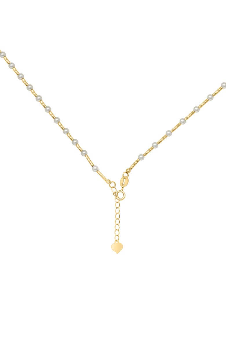EFFY 14K Gold 2.5-8.5mm Freshwater Pearl Station Necklace, Alternate, color, White