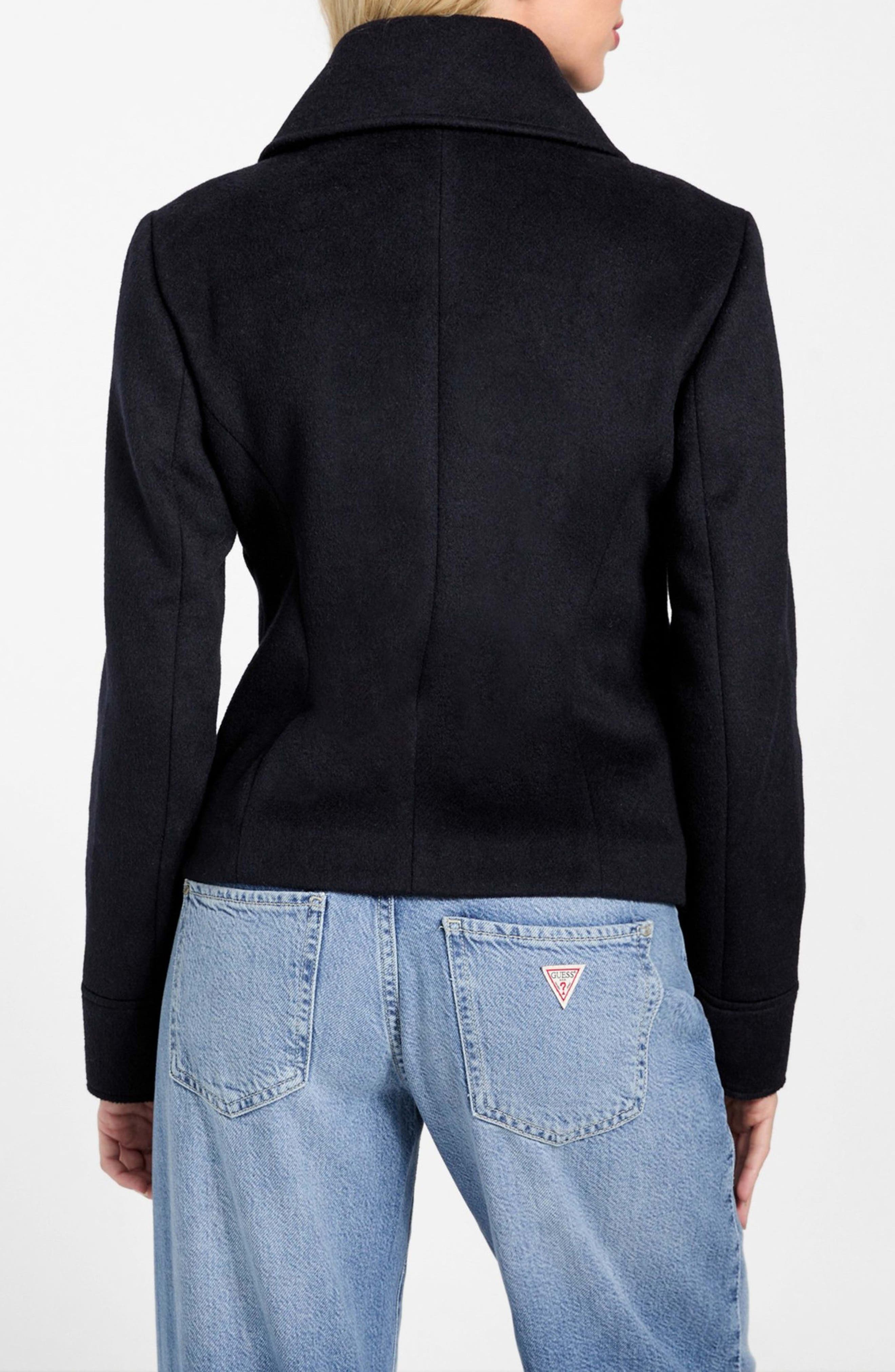 Melissa Crop Melton Peacoat - image 4