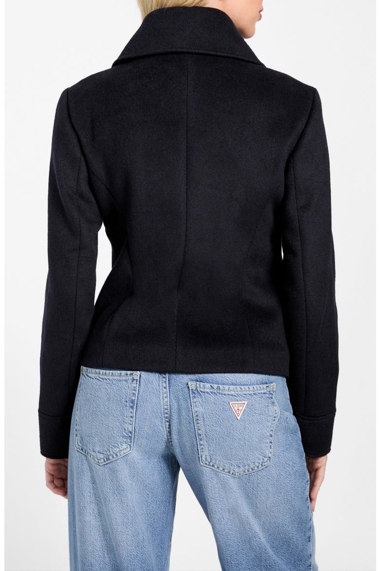 Melissa Crop Melton Peacoat, Alternate, color, MEDIUM BLUE