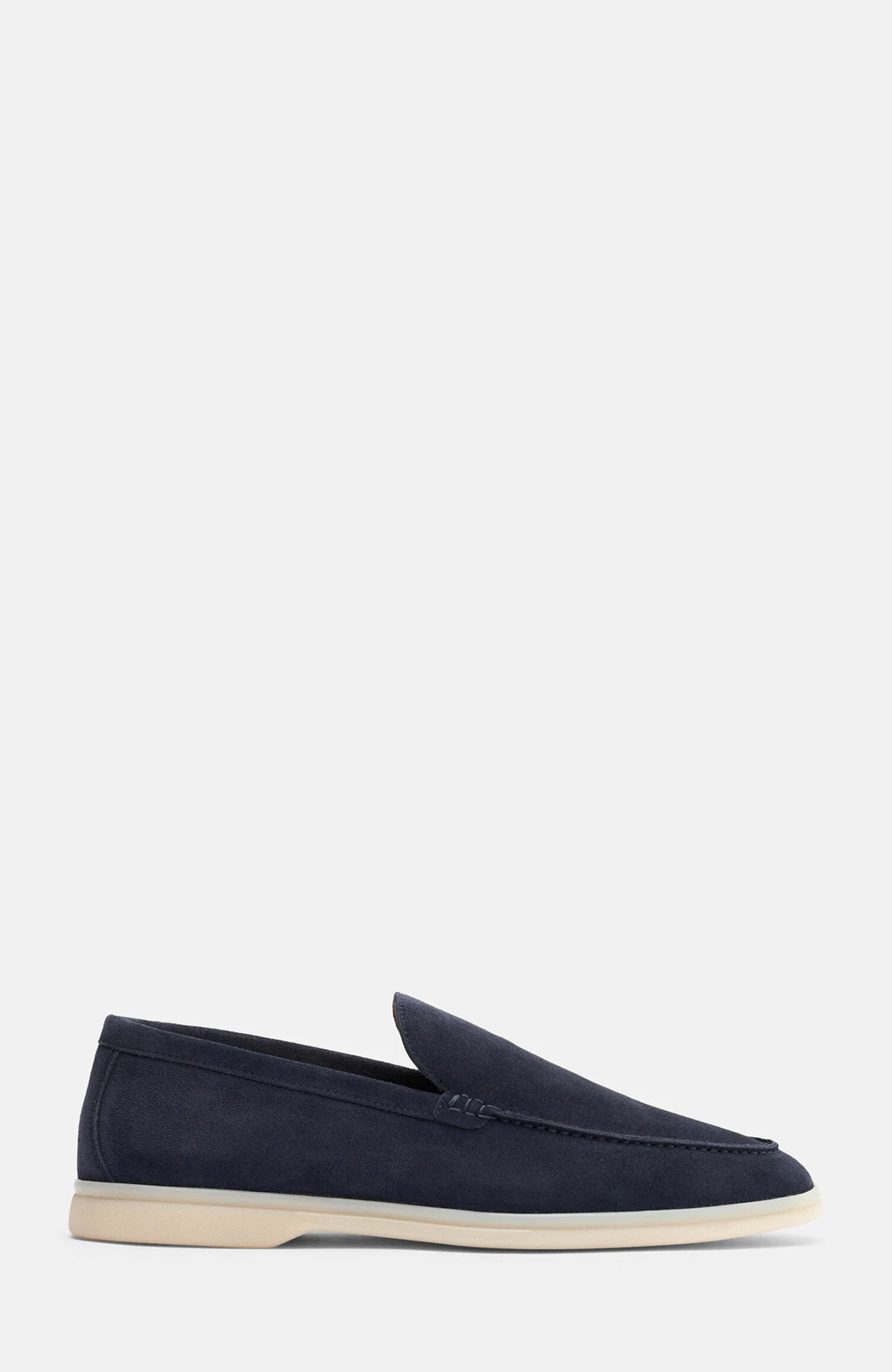 Ludovico Loafers, Alternate, color, Blue - Suede