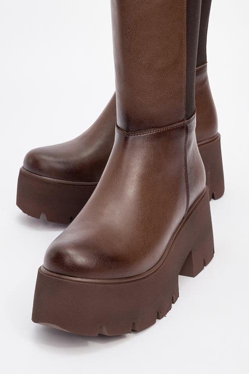 Prologue Shoes Solo Platform Boot In Multi