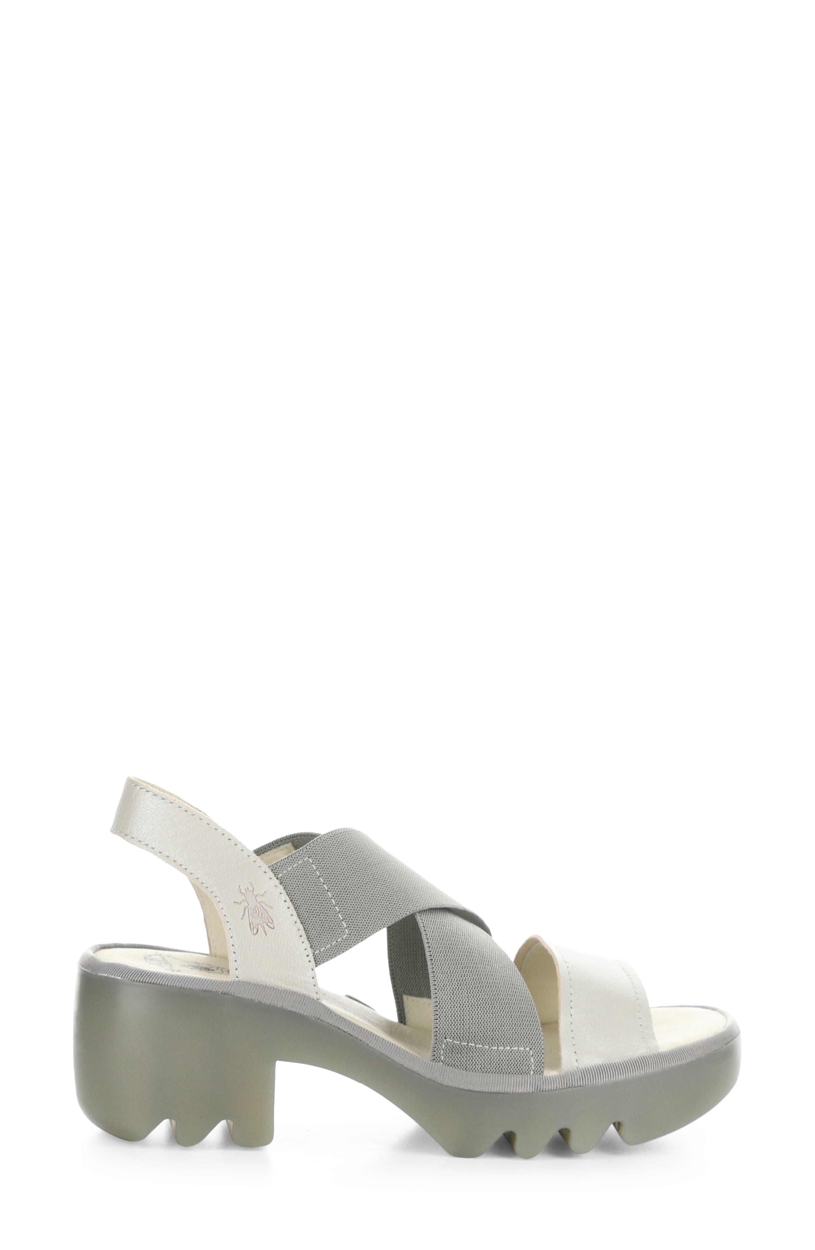 Taji Platform Slingback Sandal, Alternate, color, SILVER BORGOGNA