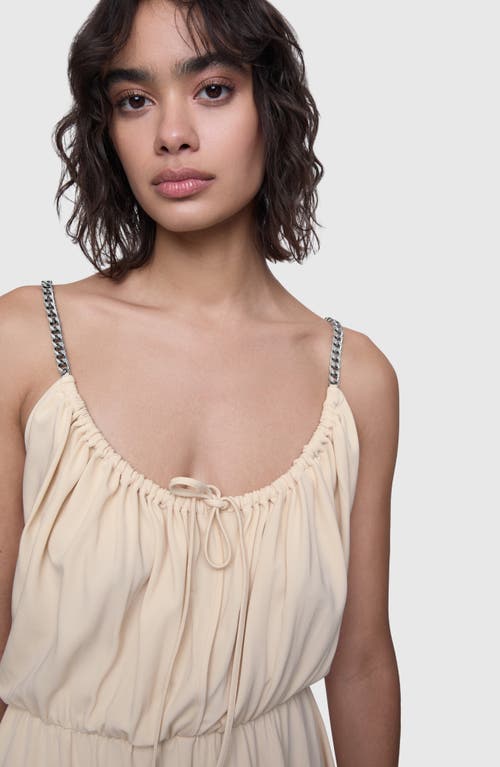 Rebecca Minkoff Serena Chain Strap Minidress In Chalk