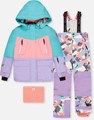 Deux par Deux Fleece Lined Teknik Jacket & Reinforced Pants Two Piece Snowsuit