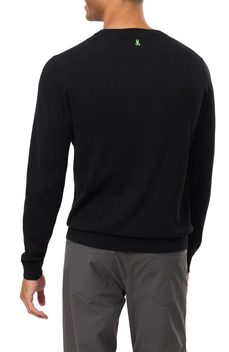 Psycho Bunny Belmore Cotton Crewneck Sweater, Alternate, color, 
