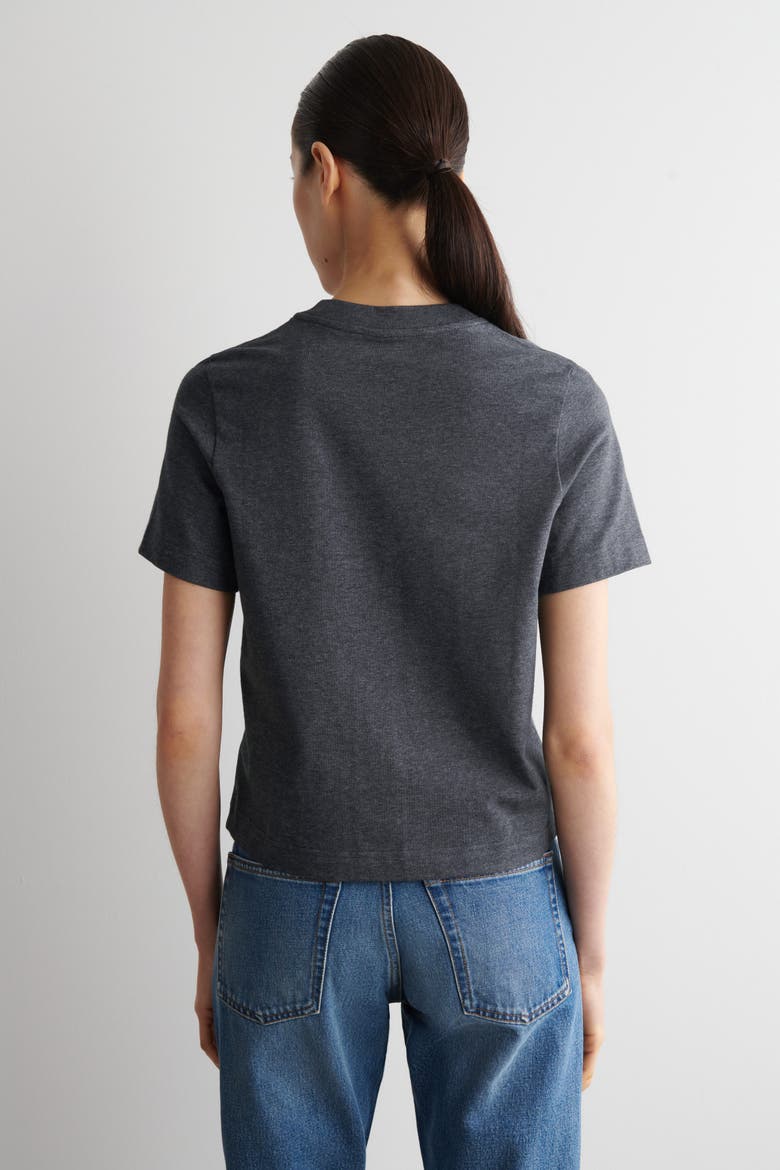 Clean Cut T-Shirt, Alternate, color, DARK-GRAY MÉLANGE