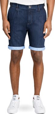 Brooklyn Brigade Slim Fit Solid Pleated Shorts
