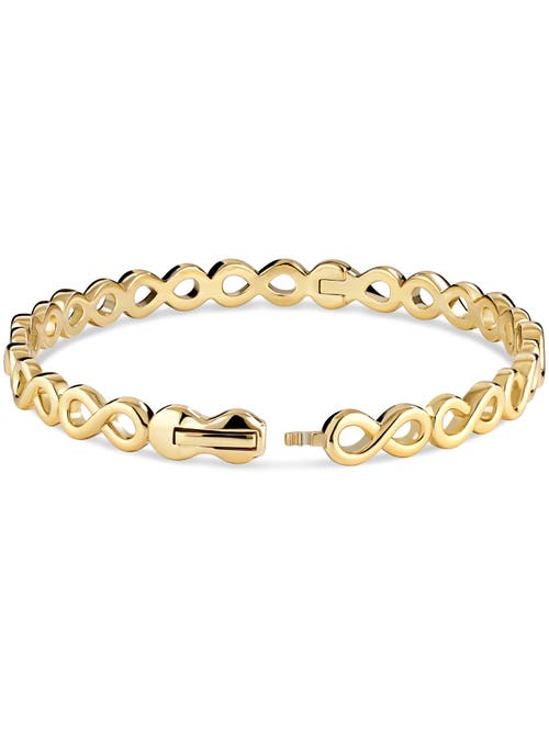 Devata Infinity Bangle Bracelet In Gold