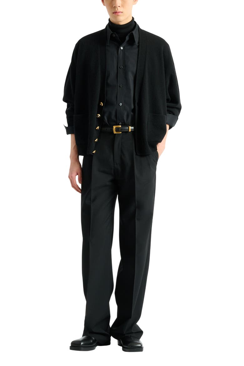 Wool Trousers, Alternate, color, black