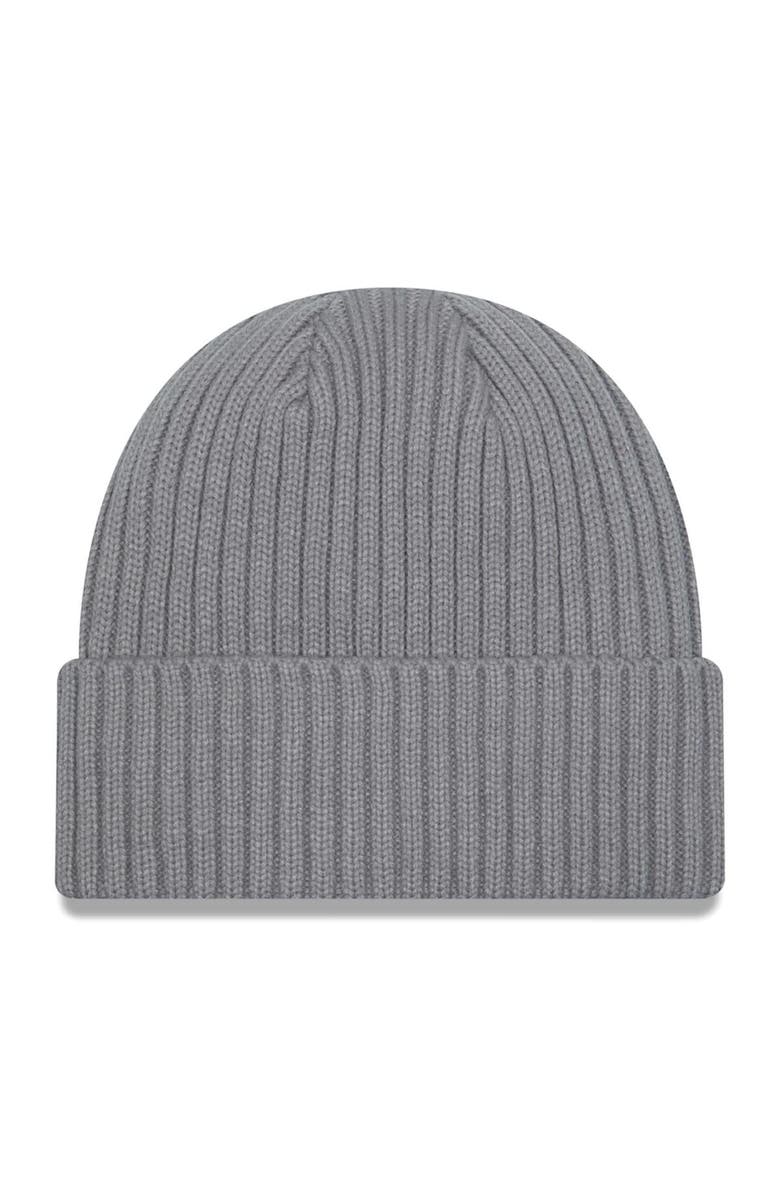 New Era Men's New Era Gray Philadelphia Eagles Color Pack Cuffed Knit Hat, Alternate, color,