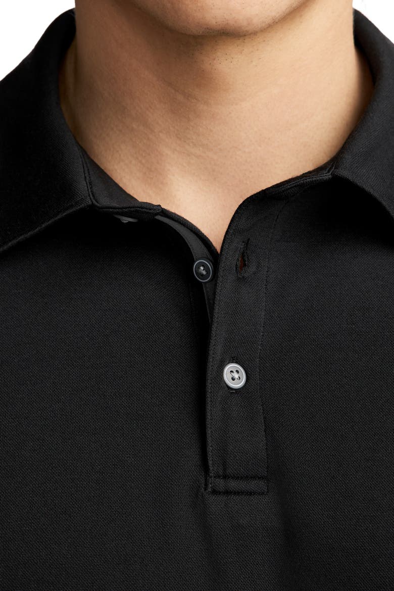 Mens EverActive Tech Pique Polo, Alternate, color, Black