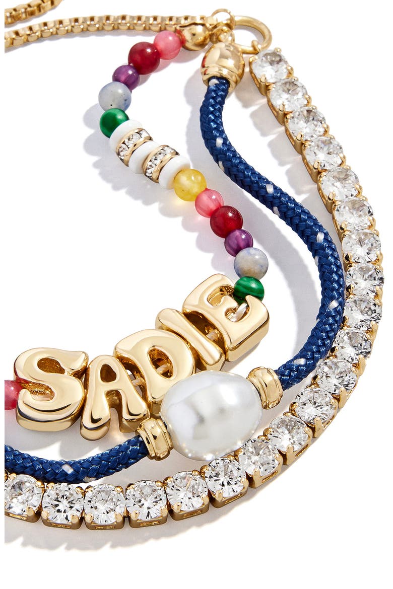 Rowan Semiprecious Custom Layered Bracelet, Alternate, color, BLUE MULTI