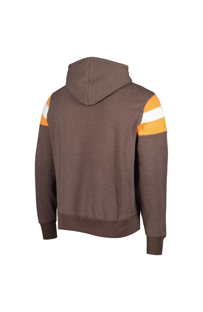 '47 Men's '47 Brown Cleveland Browns Brownie The Elf Legacy Premier Nico Pullover Hoodie, Alternate, color, 