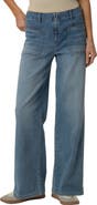 KUT from the Kloth Meg Patch Pocket High Waist Ankle Wide Leg Jeans