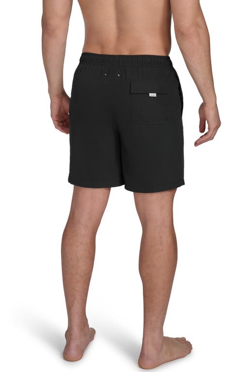 Calvin Klein Core Volley Swim Trunks In Black
