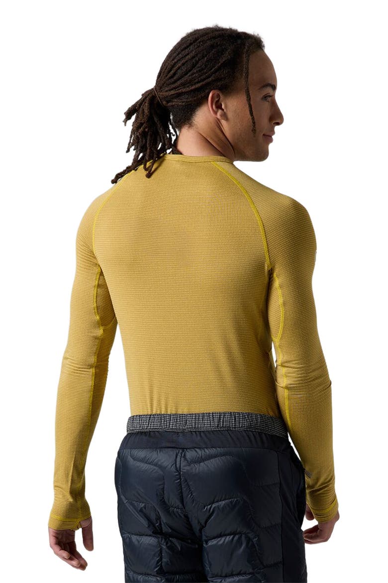 Pines Micrrid Ultra-Lt Baselayer Crew Top - Men's, Alternate, color, Hot Spot