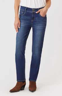 Sculpt Mid Rise Straight Leg Jeans