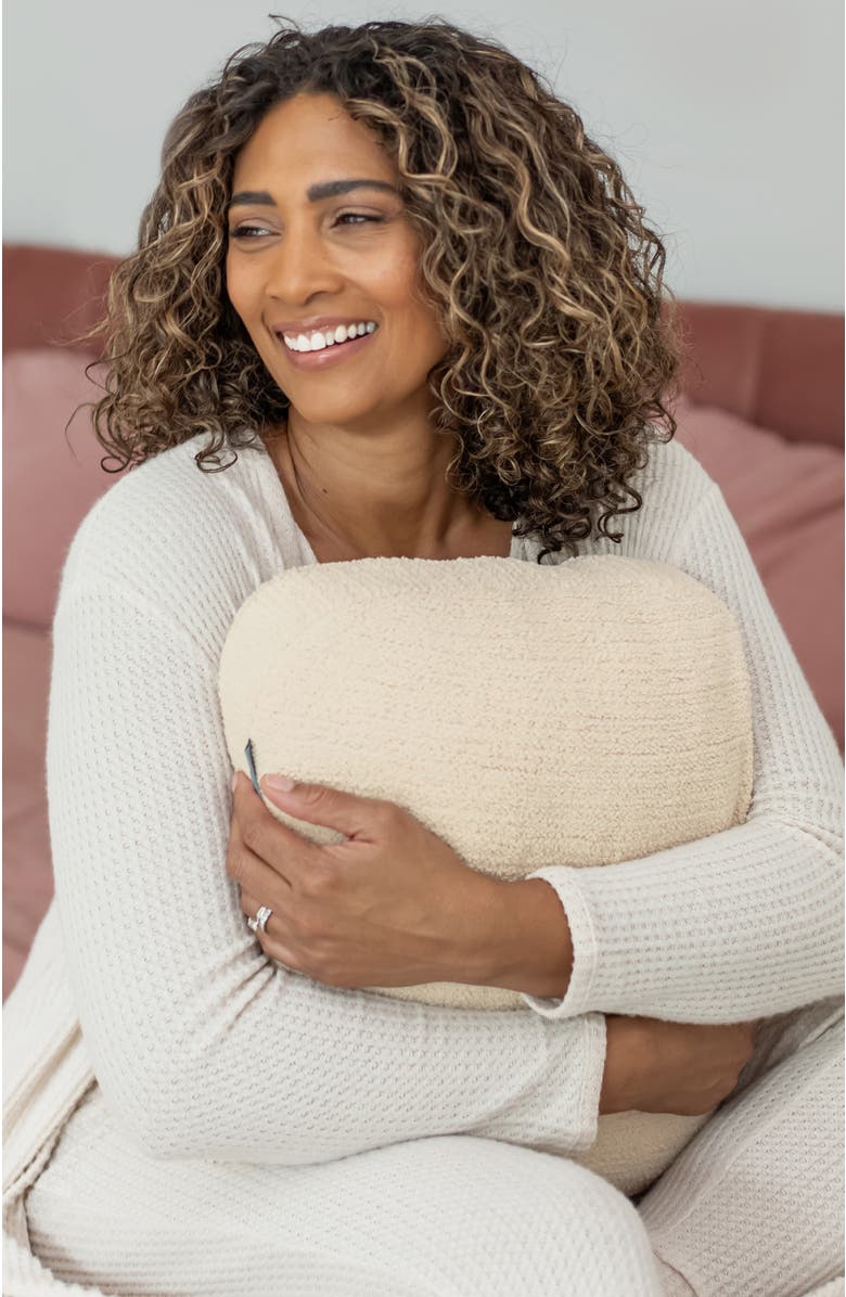 Quiet Mind The Original Weighted Pillow, Alternate, color, Cashew