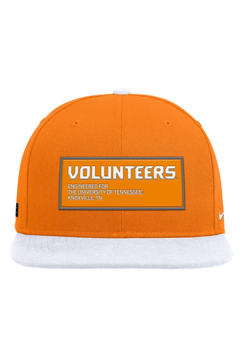 Men's Nike Tennessee Orange/White Tennessee Volunteers 2025 On-Field Patch Pro Dri-FIT Snapback Hat, Alternate, color, Tennessee Orange