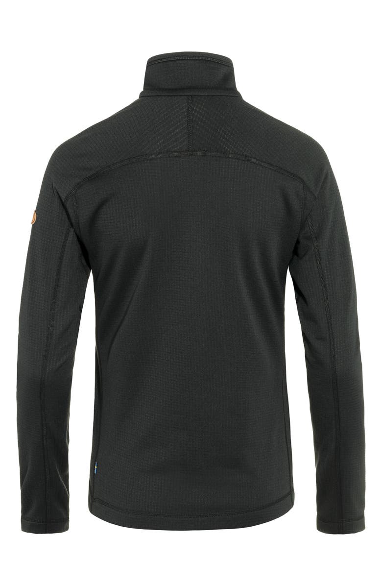 Fjällräven Abisko Lite Fleece Jacket, Alternate, color, Black