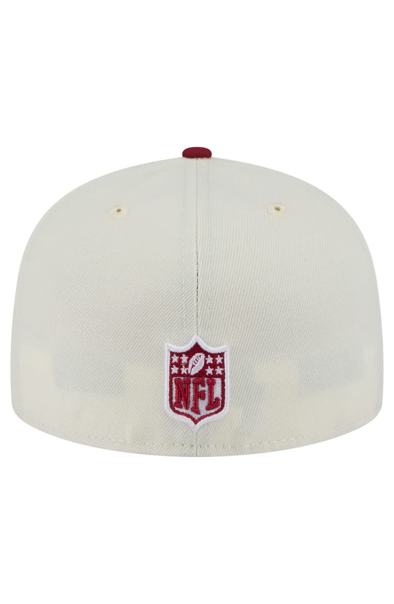 New Era Men's New Era  White/Cardinal Arizona Cardinals Main 59FIFTY Fitted Hat, Alternate, color, 