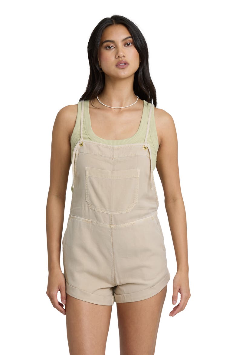 Wild Pursuit Short Overalls, Alternate, color, OATMEAL