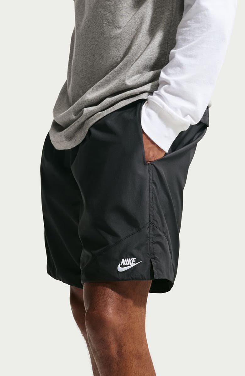 Nike Windrunner Lightweight Woven Shorts, Alternate, color, Black/ White