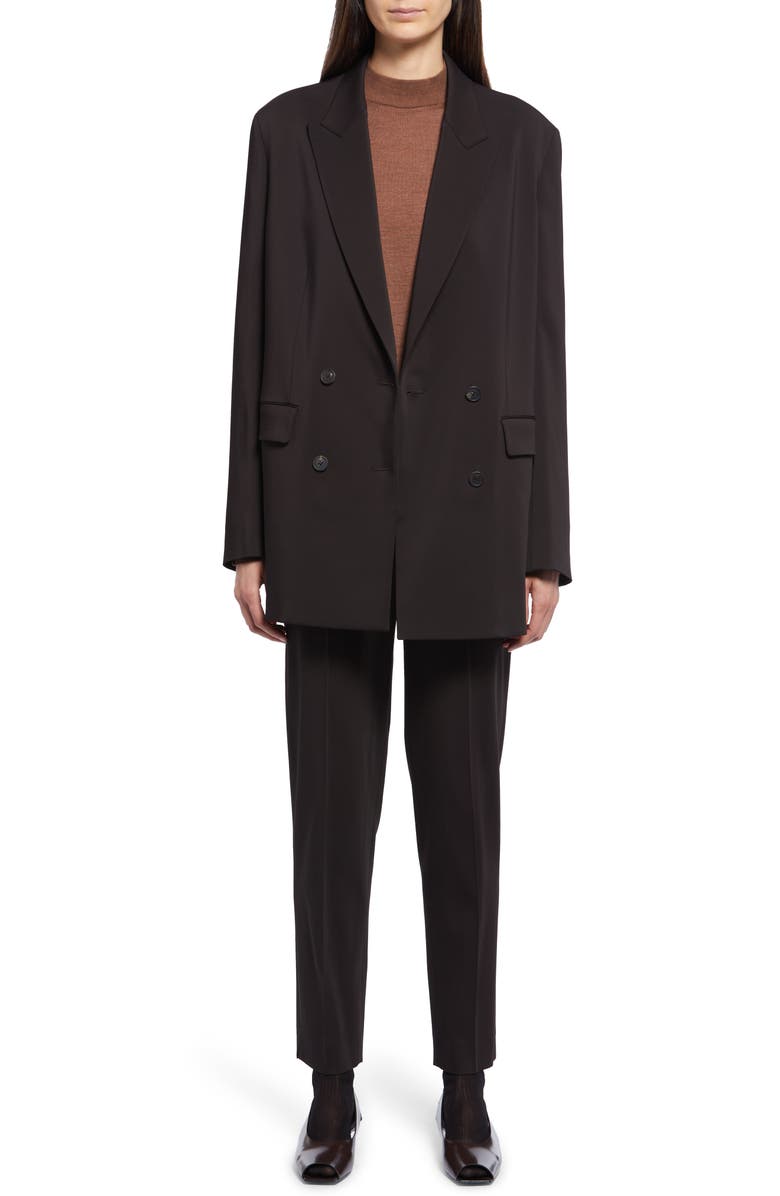 The Row Tristana Oversize Double Breasted Blazer, Alternate, color, 