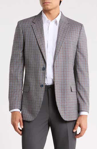 Check Two-Button Sport Coat