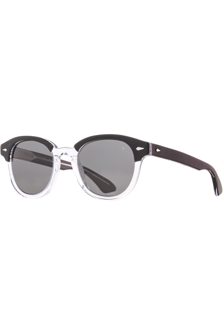 Times 47mm Round Nylon Polarized, Alternate, color, Black Crystal - GYN-P