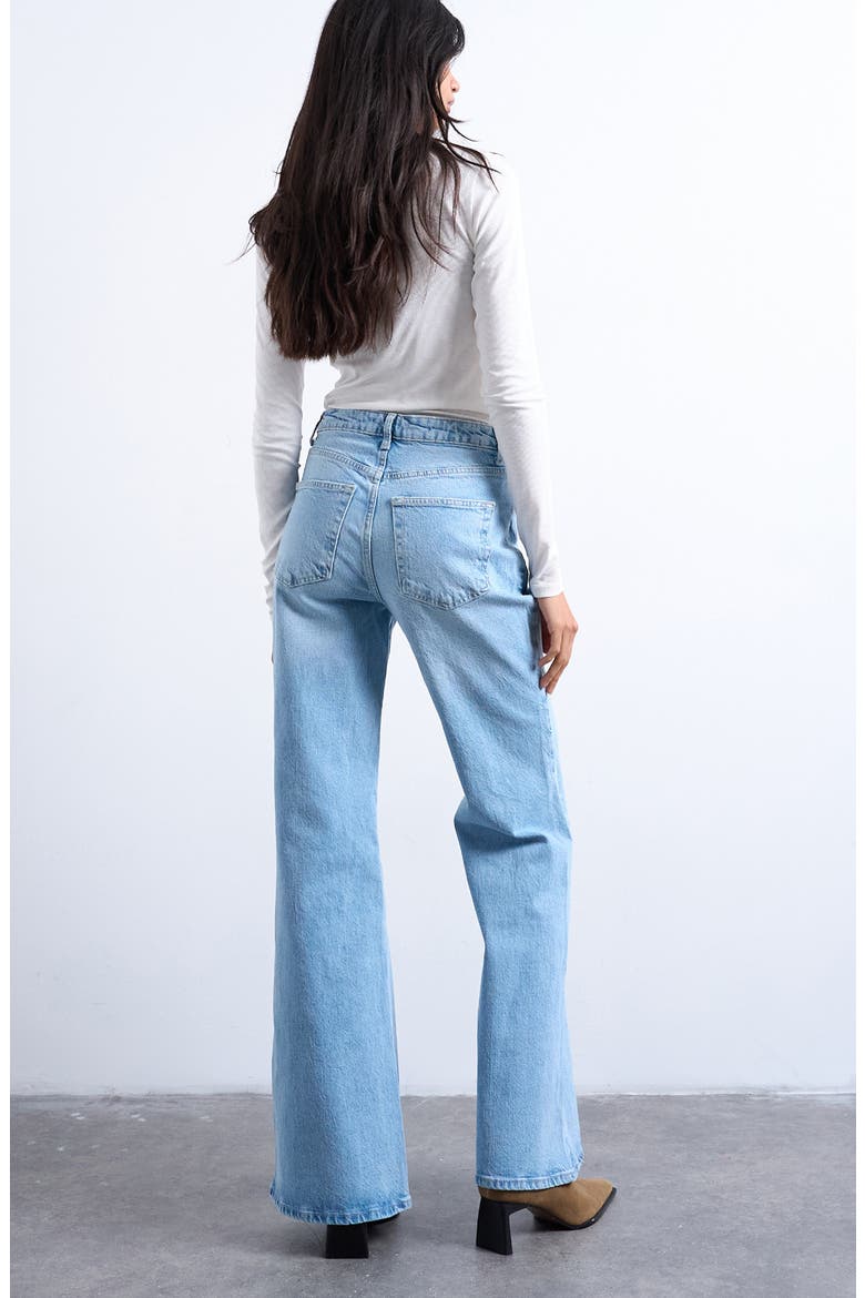 Pippa High Waist Flare Leg Jeans, Alternate, color, LIGHT BLUE