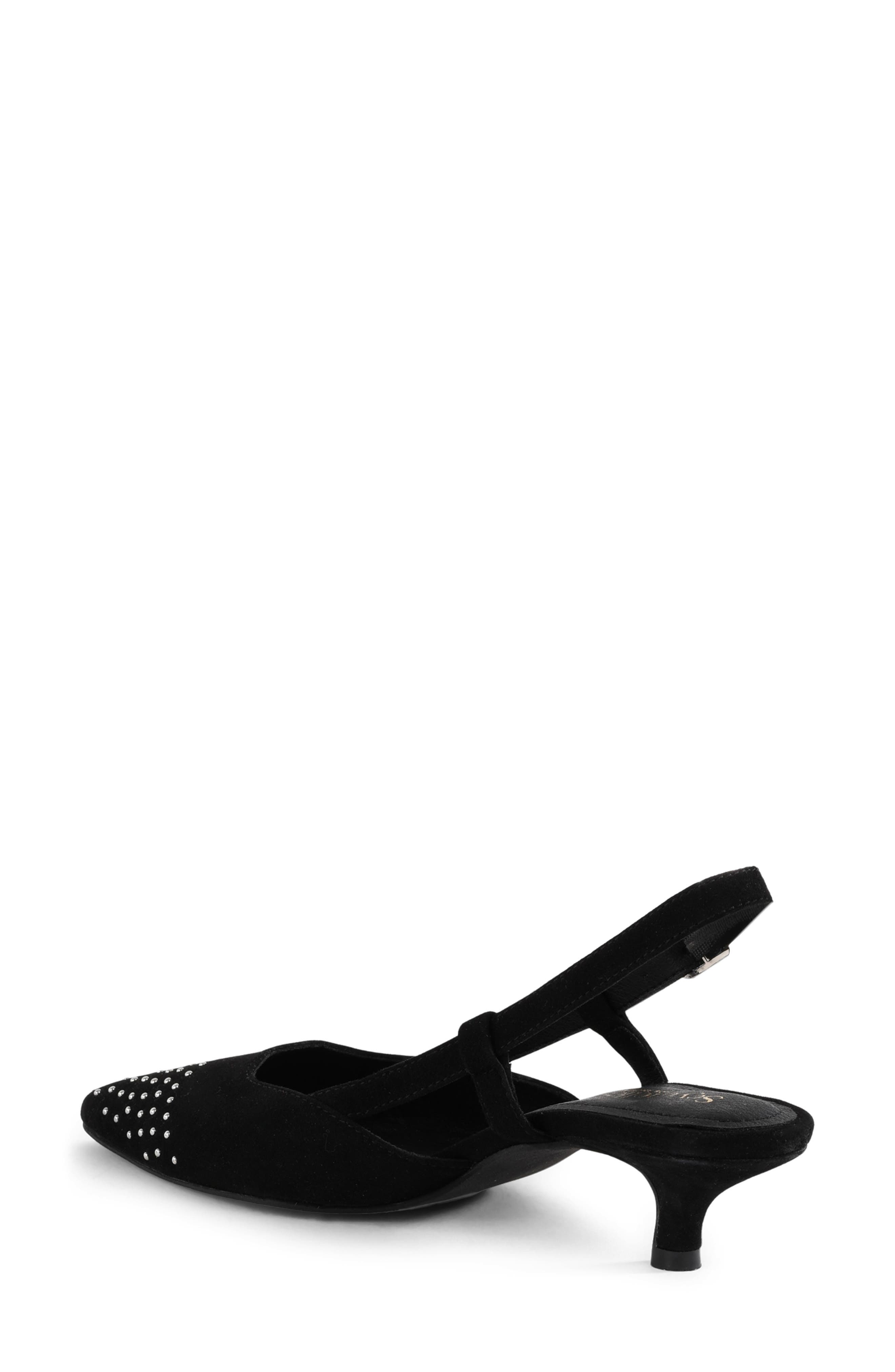 Cosmic Slingback Pump, Alternate, color, BLACK