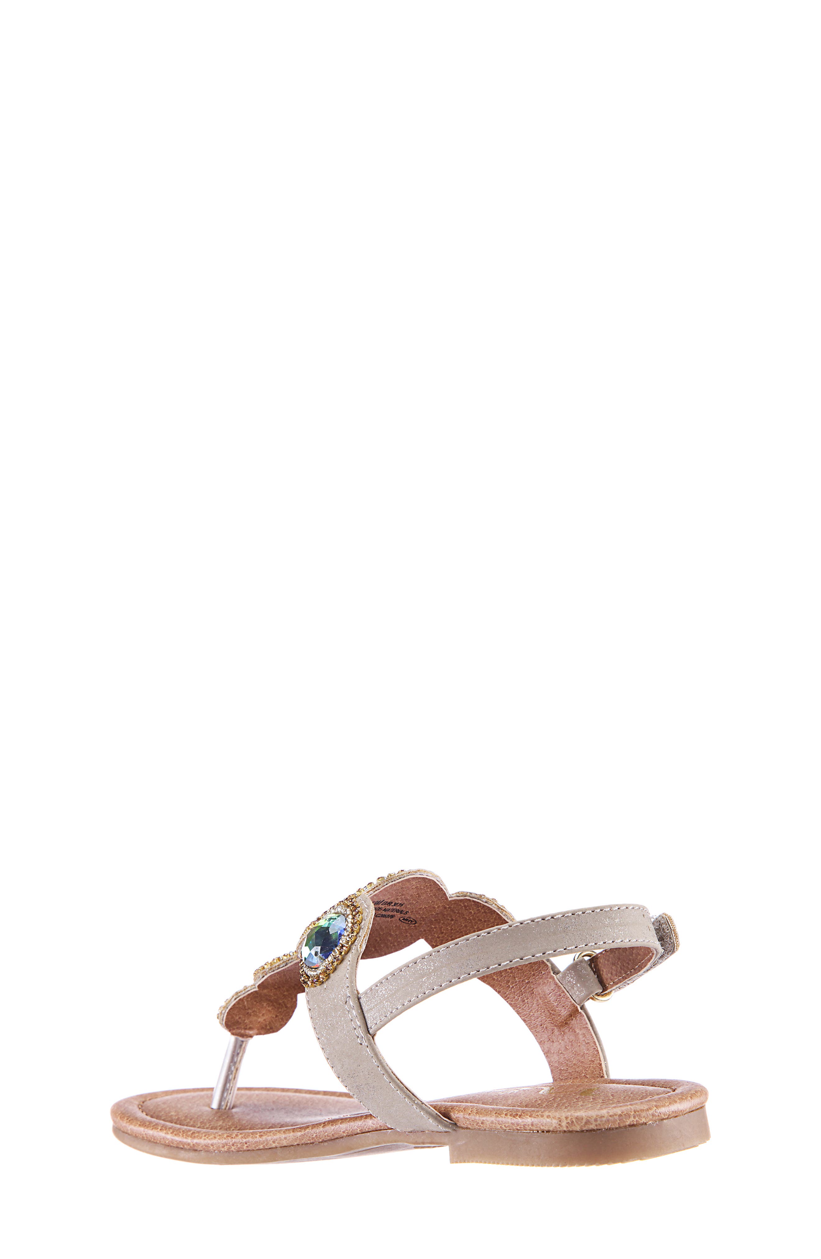 Kellie Thong Sandal, Alternate, color, PLATINO METALLIC