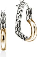 John Hardy Essentials Heart Hoop Earrings