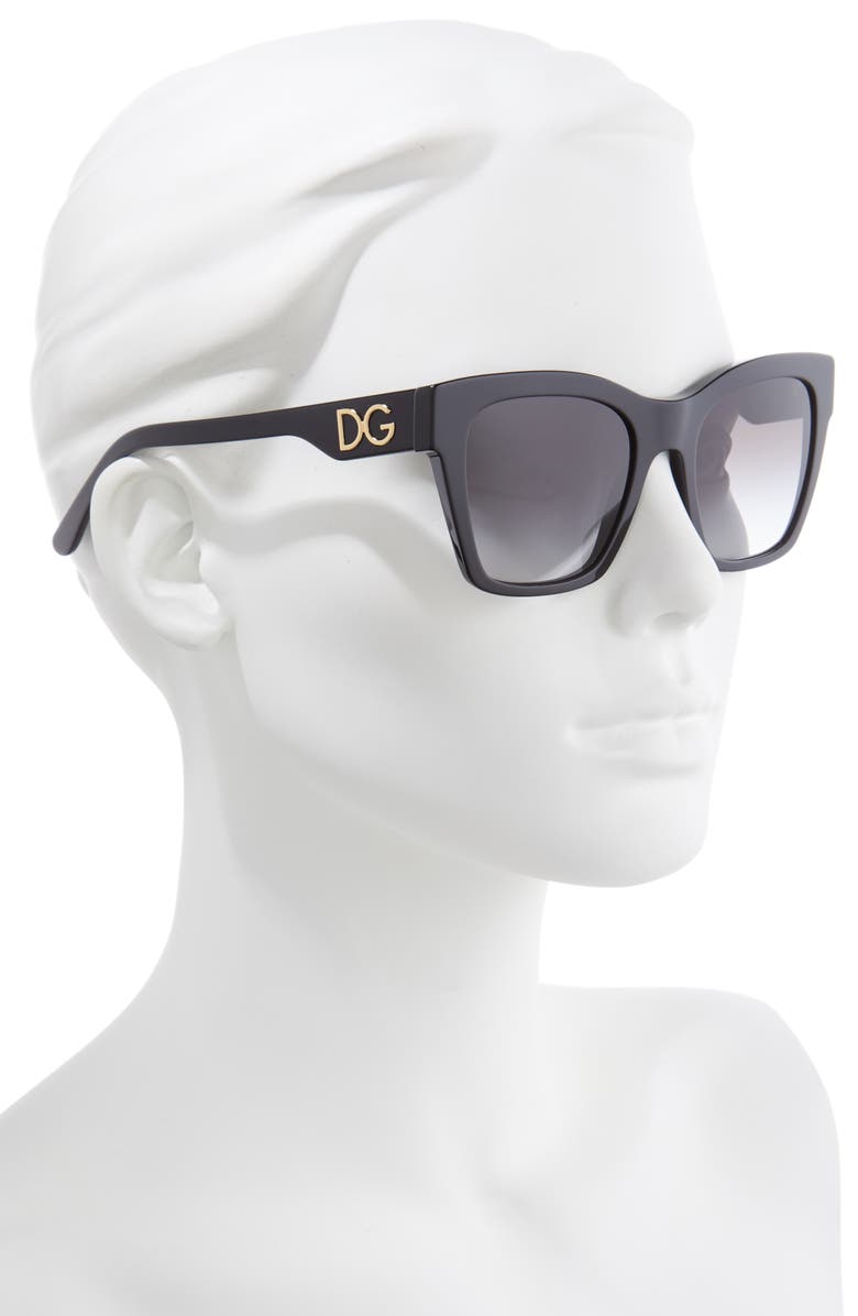 Dolce&Gabbana 53mm Gradient Cat Eye Sunglasses, Alternate, color,