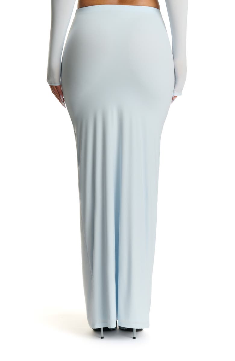 Naked Wardrobe Maxi Skirt, Alternate, color, Soft Blue