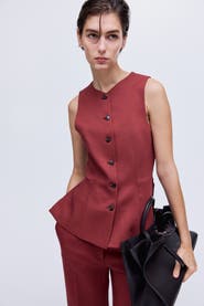 H&M Peplum Waistcoat
