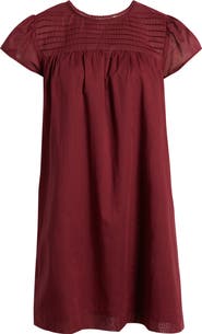 Charles Henry Pintuck Cotton Minidress