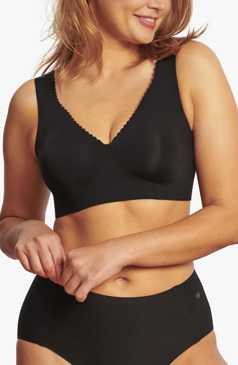 Evelyn & Bobbie The Evelyn Bra, Main, color, Black