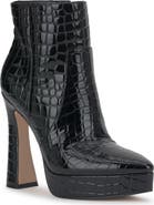 Jessica Simpson Nerix Croc Embossed Platform Bootie