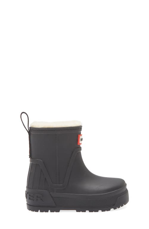 Hunter Kids' Gracey Insulated Waterproof Rain Boot In Black
