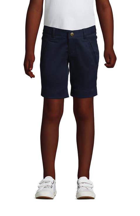 School Uniform Girls Stretch Chino Bermuda Shorts