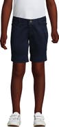 Lands' End School Uniform Girls Stretch Chino Bermuda Shorts