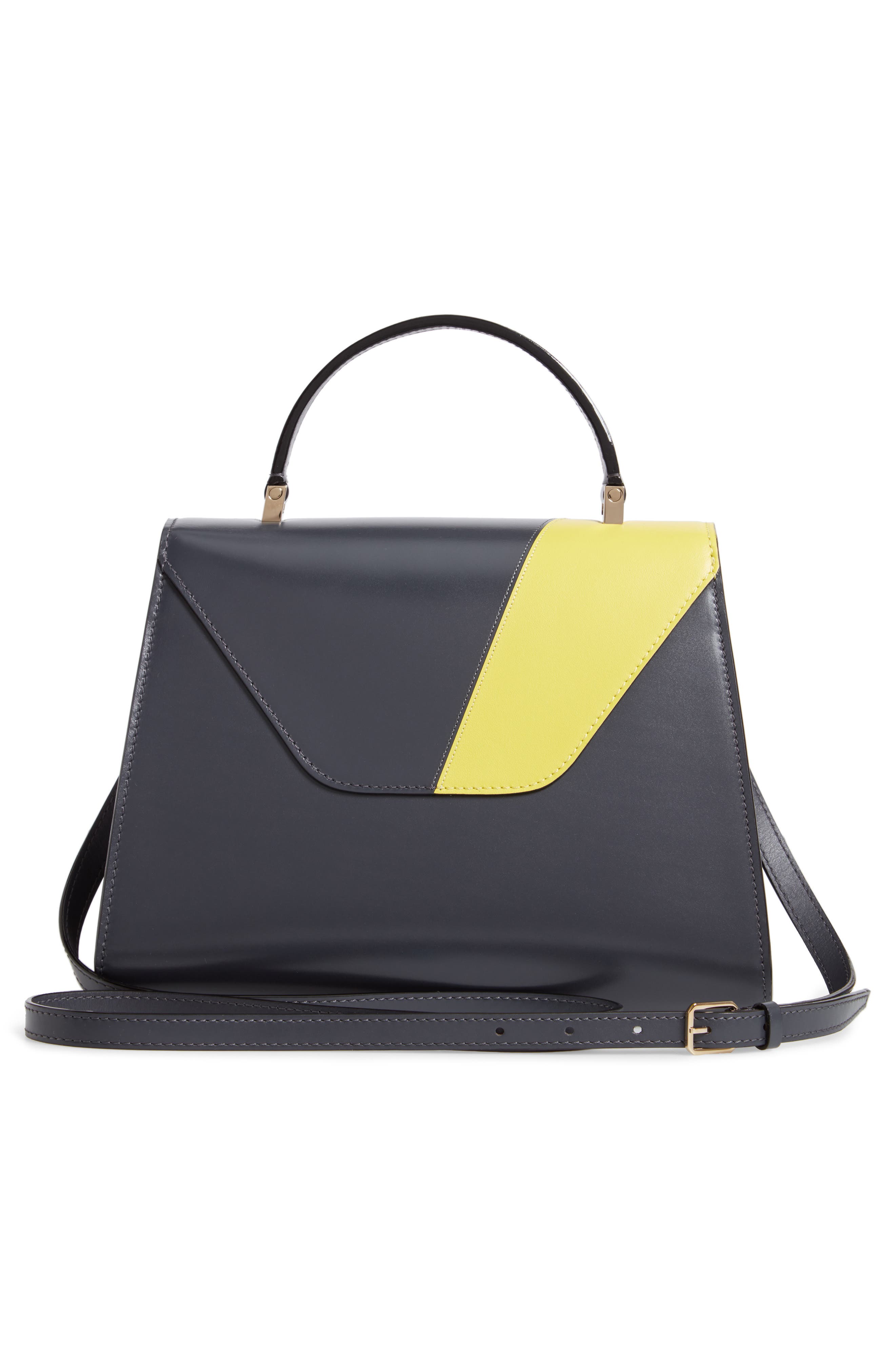 Valextra Iside Medium Top Handle Bag, Alternate, color, 