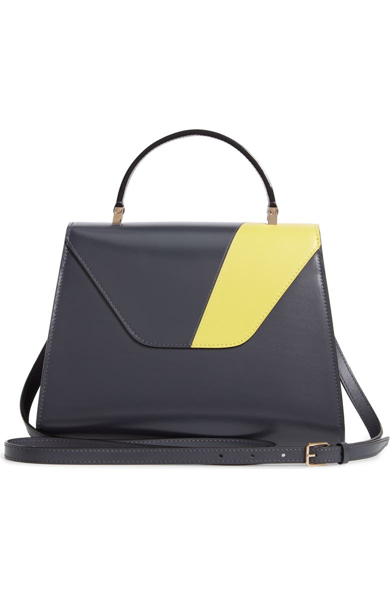 Valextra Iside Medium Top Handle Bag, Alternate, color,