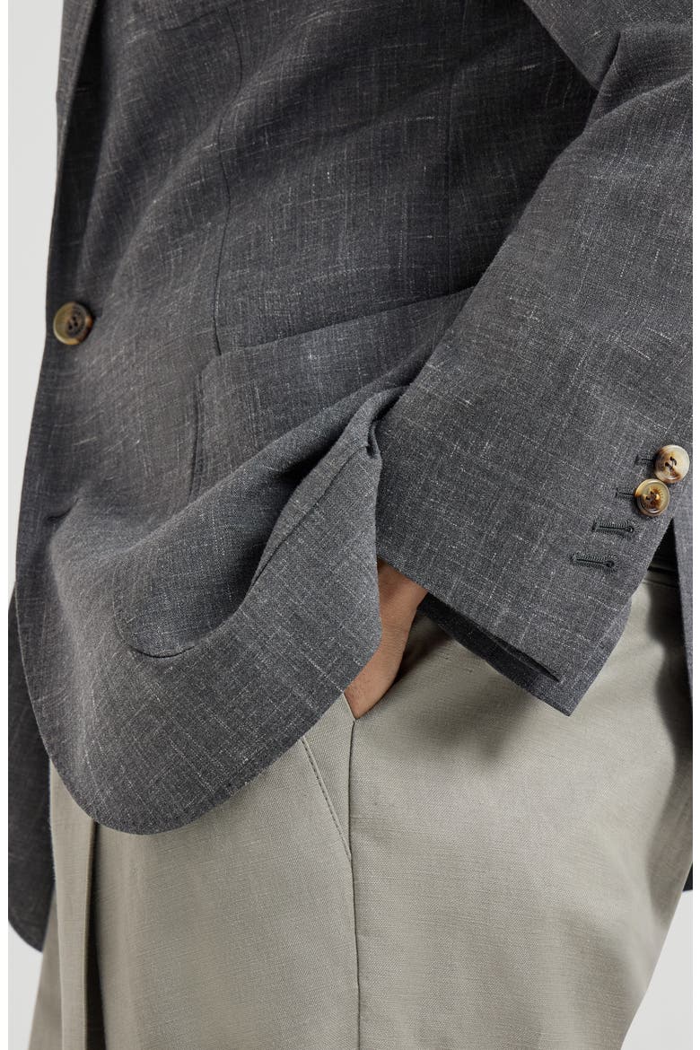 Deconstructed blazer, Alternate, color, Dark Grey