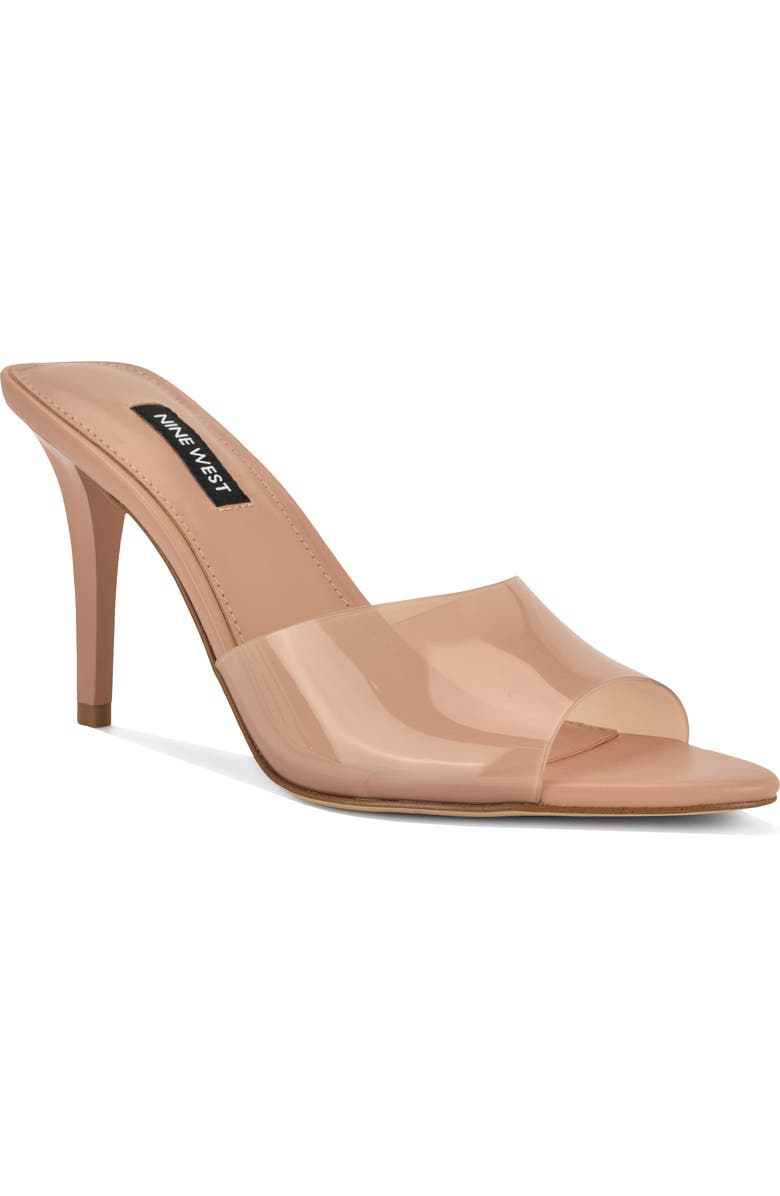 Nine West Hather Stiletto Sandal, Main, color, Light Natural