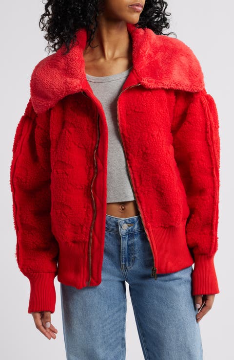 Cozy Up Textured Fleece Cardigan