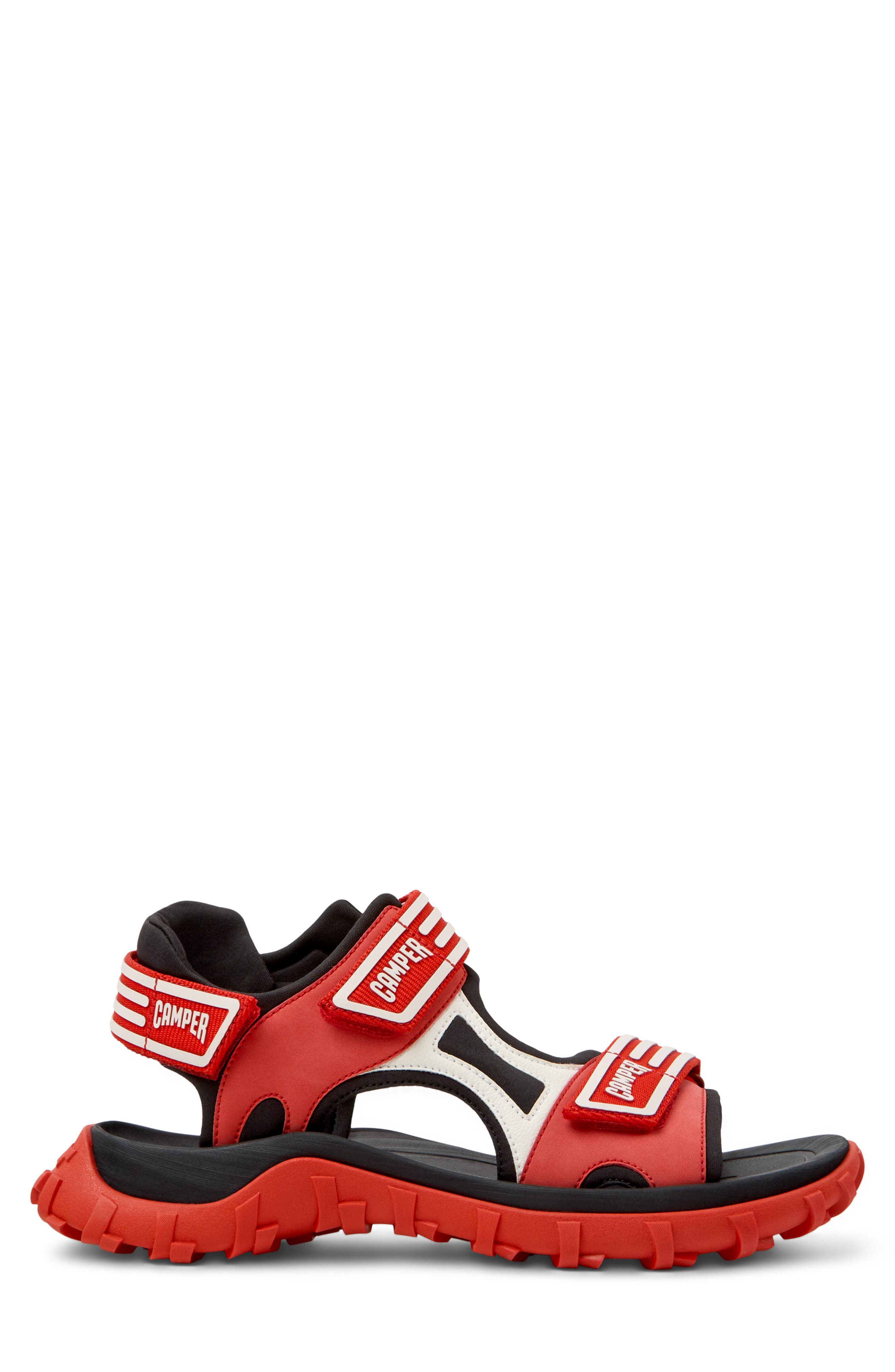 Camper Drift Trail Sandal, Alternate, color, Red